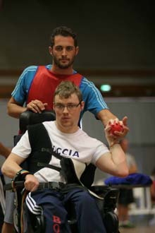 Championnat boccia guillaume jumeau