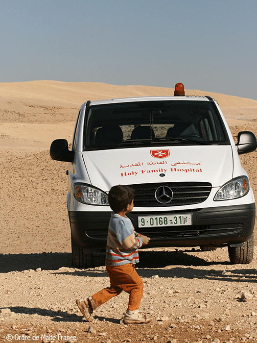 clinique mobile ordre de malte france palestine