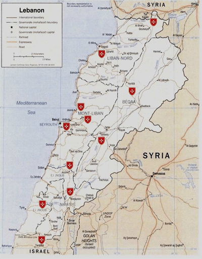 carte Liban 1